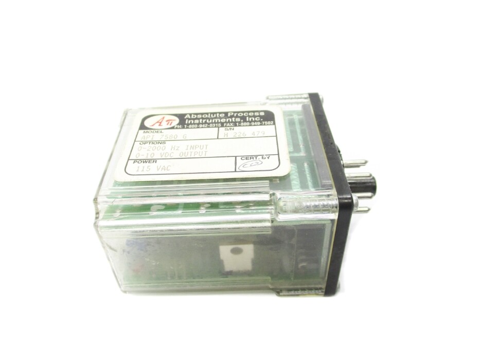 ABSOLUTE PROCESS INSTRUMENTS API7580G 115V UNMP