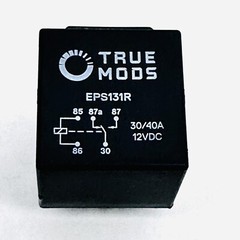 TRUE MODS ELECTRICAL RELAY BLACK EPS131R – 30/40A 12VDC
