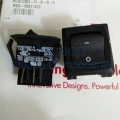 2PCS RGSCC901-R-B-B-D Carling Technologies Switch Rocker Dpdt 20A 250V Blac