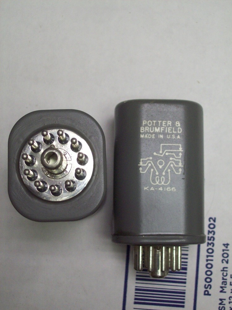 POTTER & BRUMFIELD RELAY 11 PINS KA-4166