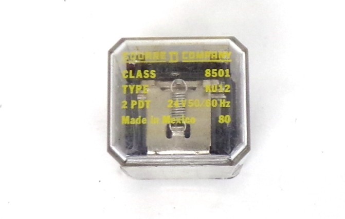 SQUARE D, CLASS 8501, TYPE KU12, 24 VOLTS, 50/60 HZ, 2 PDT, SERIES C