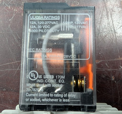🤪 SCHNIEDER 12 AMP POWER RELAY 120-277 VAC 1 HP 792XBXM4L-120A W/ BASE