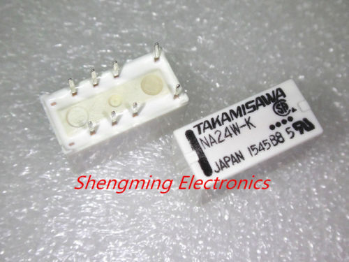10pcs 8pins 24V NA24W-K TAKAMISAWA/FUJITSU relay