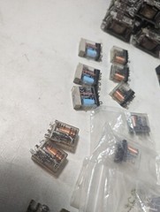 Lot of 60 relays as pictured: ABB, Potter & Brumfield, Leach, opcon, Hubbell, GE