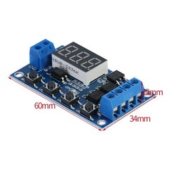Relay Timer Module, DC 5V 36V Adjustable Timer Relay Module with LED Display…