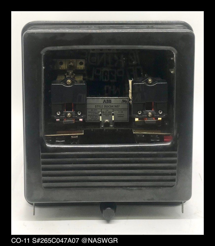 ABB CO-11 HILO, S#265C047A07 Overcurrent Relay ~ Tested & 1 Year Warranty