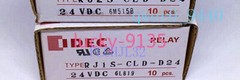 10Pcs/box NEW IDEC Intermediate Relay RJ1S-CLD-D24 24VDC 5 Feet 12A 1NO1NC
