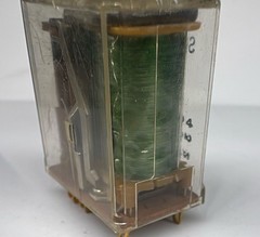 Potter Brumfield AMF R10-E3-Y4-S450 12VDC Relay Clear Case Vintage Industrial US