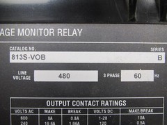 AB Allen Bradley 813S Line Voltage Monitor Relay Cat No. 813S-VOB FREE SHIPPING