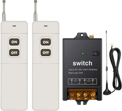 Remote Control Switch,1500M Long Distance,Ac 110V/120V/240V /40A Relay Wireless