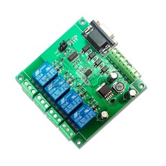 DC 7V-24V Modbus RTU 4Channel Relay Switch Module RS232/TTL UART Interface-