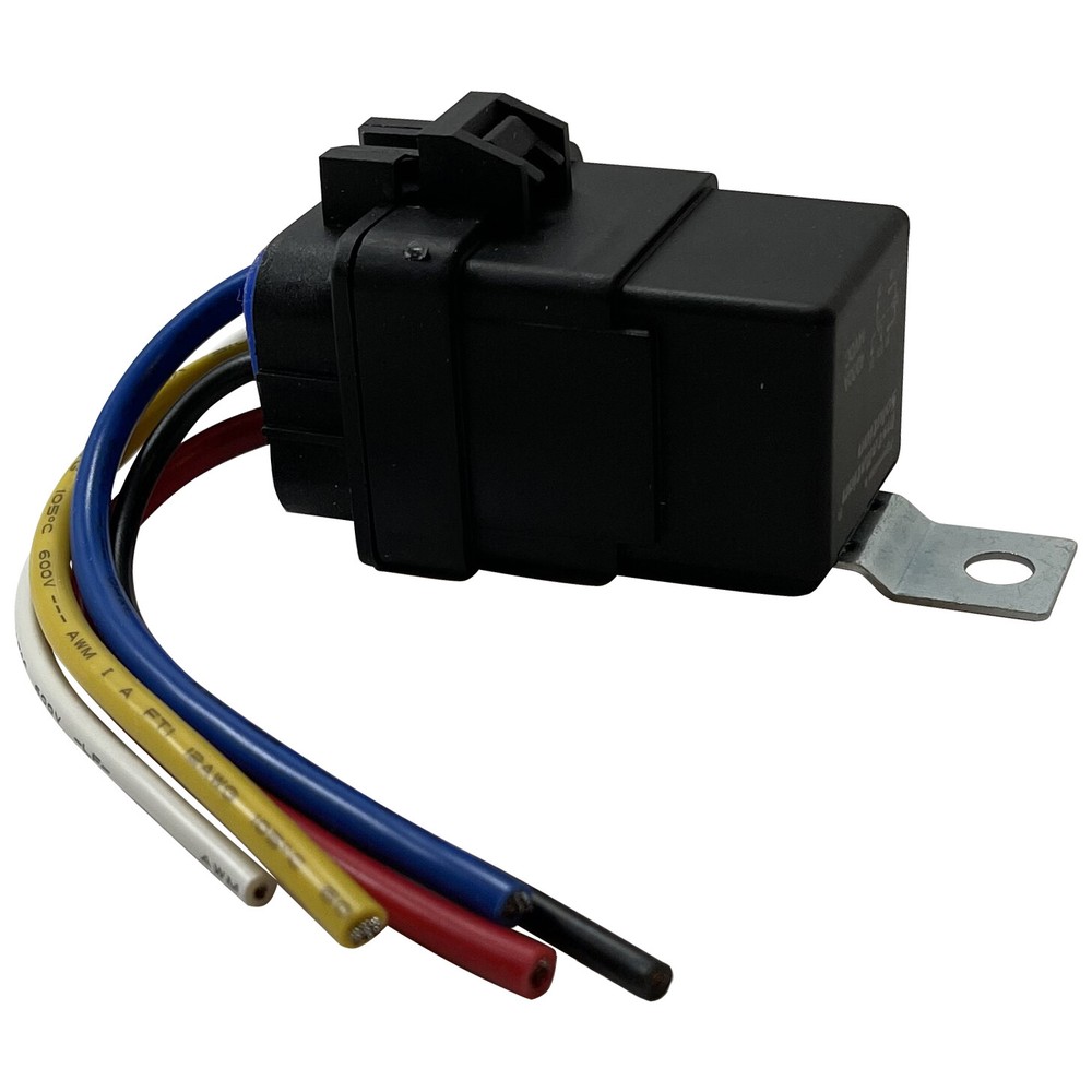 Waterproof 5 Pin 12V 40 Amp Relay & Socket W/ 5″ 12 Gauge Wire Pigtail Harness