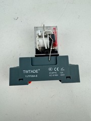 x(2) Twtade YJTF08A-E 2C(8PIN) Din Rail Relay & Base Module 24VDC 12A