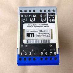 MTL 2212 3-CHANNEL SWITCH OPERATED RELAY