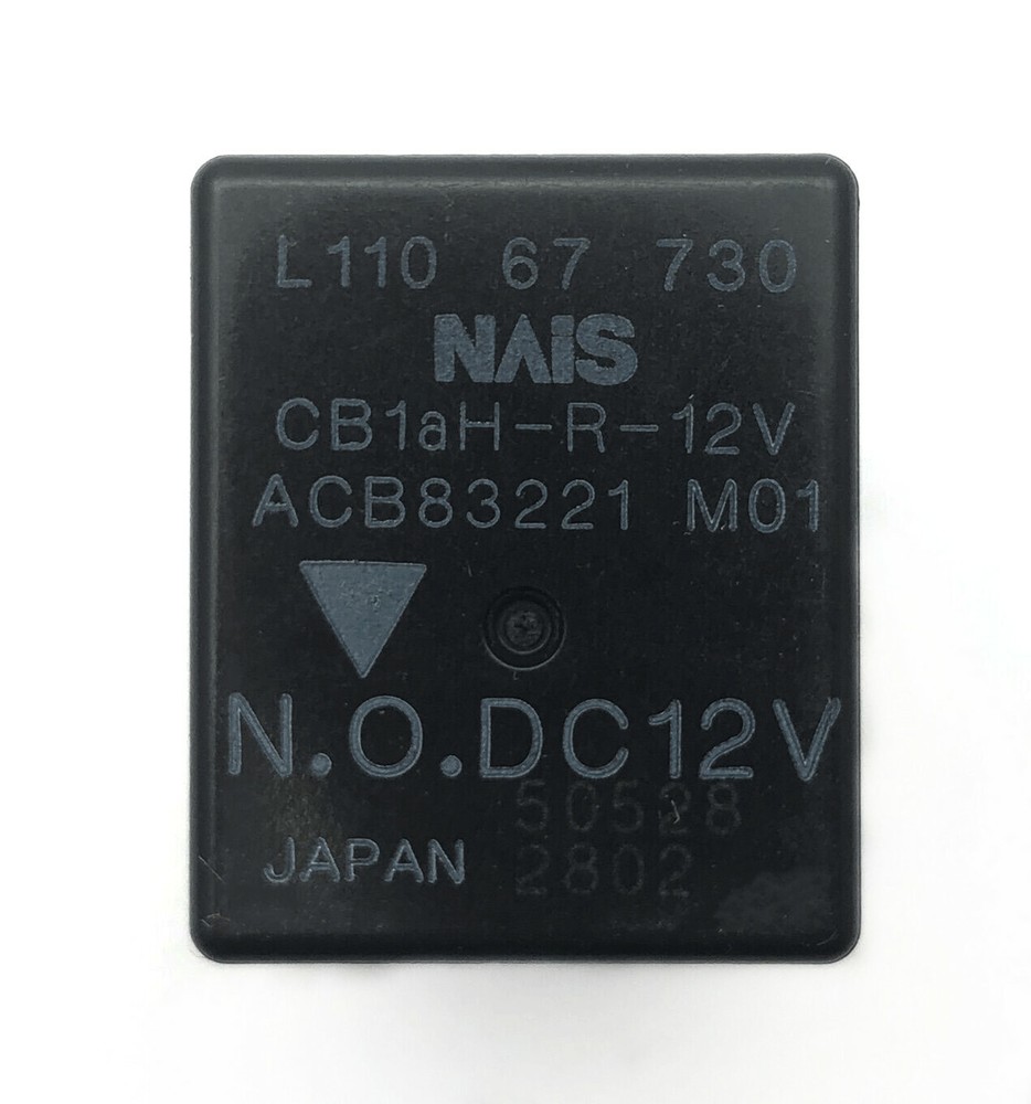1PC NAiS ACB83221-M01 CB1aH-R-12V 572-Mazda 4-Blade Black Headlight Relay