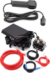 12V 500A Winch Solenoid Contactor Relay,Control Box and Hand Controller for 8000
