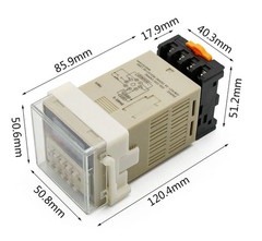 Digital LED Programmable Switch Timer Relay 0.1S-99H AC DC 12 24 110 220 380V