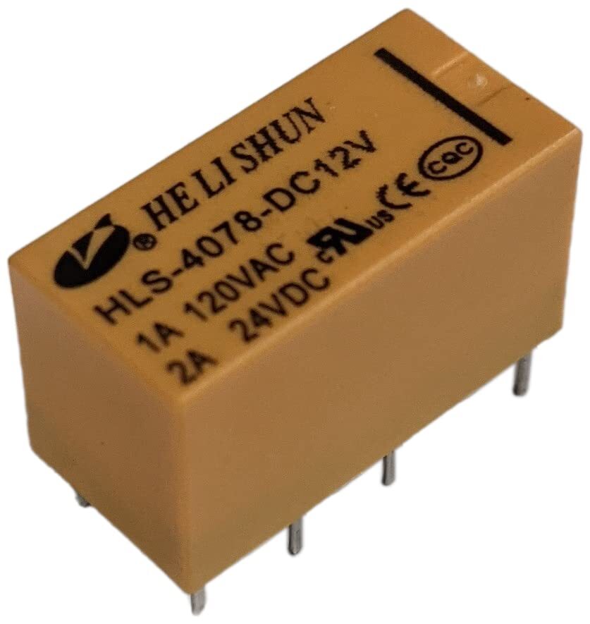 12V Relay DIP, Coil Arrangement: 2 Form C (DPDT), Capable of Switching Loads …