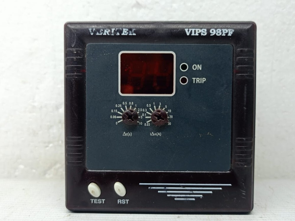 VERITEK VIPS-98PF Door Mount Earth Leakage Relay 50Hz-60Hz
