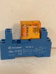 Used – Finder Relay Type 40.52 With Socket Base 95.85.3