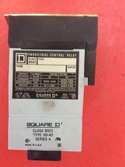 Square D Class 8501 Type X Relay Ser A X040 Form HB Series A