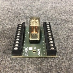 RDI 206BS Relay Socket Board Base w/ Potter & Brumfield R10-E1-X6-115V Relay