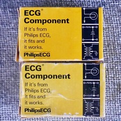Lot of 2 Philips ECG RLY1143 dpdt 10a coil 24vdc relays brazil box 59547 10 amps