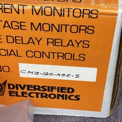 ATC Diversified Electronics CMI-120-ASE-5 Overcurrent Monitor Relay NOS NIB
