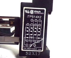 FUJI RELAY & BASE, HH54PW-L, TP514X2, 100-110V, 50/60 HZ