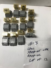 IDEC RH4B-UL Relay 120V With IDEC SH4B-05 Base 10A 300V 14 Pin NEW (Lot of 12)
