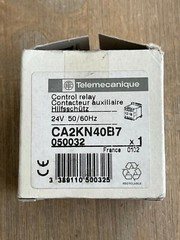 TELEMECANIQUE CA2KN40B7 CONTROL RELAY 24VAC 50/60HZ NEW IN BOX