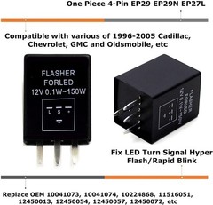 LED Flasher Relay for Turn Signal Bulbs#