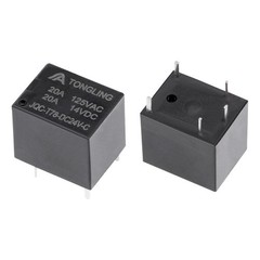 10 x JQC-T78-DC24V-C DC 24V Coil SPDT 5 Pin PCB Electromagnetic Power Relay