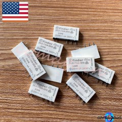 For Finder 34.51.7.024.0010 24VDC 6A 5Pins PCB Mount SPDT SPDT Power Relay x10