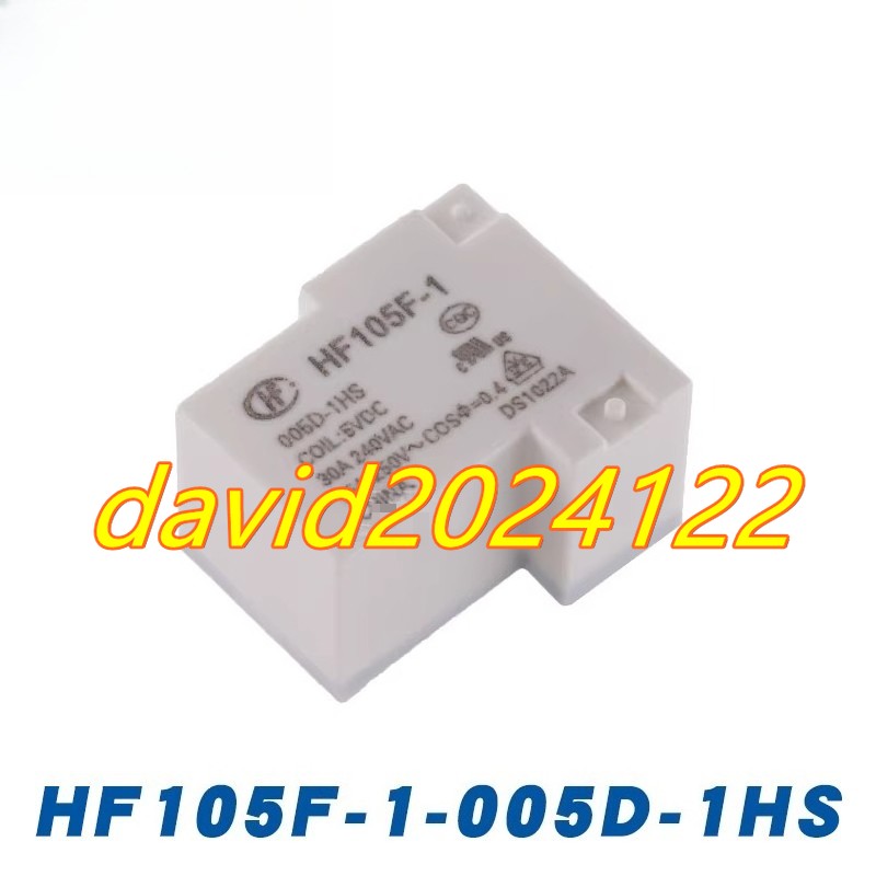 5PC NEW HF105F-1-005D-1HS 4-pin 30A Relay #TT