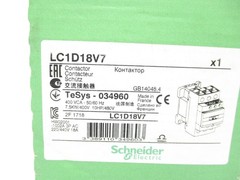 SCHNEIDER ELECTRIC LC1D18V7 220/440V NSFS