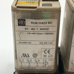 4 Pcs – Socket Relay Telemecanique RUN33A22P7 Universal Relay 3W 10A 230V