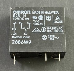 Omron Power Relays G2R-14-AC120 General Purpose SPDT 10A 120VAC PCB Mount Cl.6
