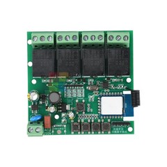 AC 220V Smart 4-channel WiFi Remote Control Relay Switch Module 433MHz Tuya APP
