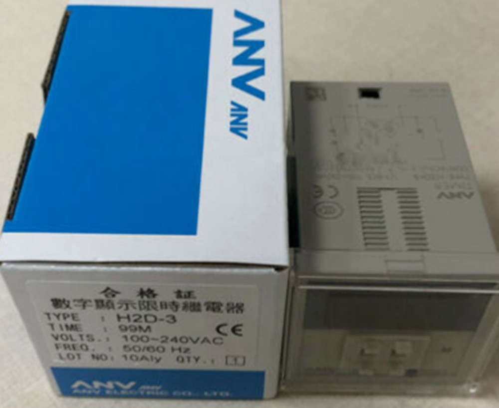 NEW ANV H2D-3 Digital Time Relay 100-240VAC