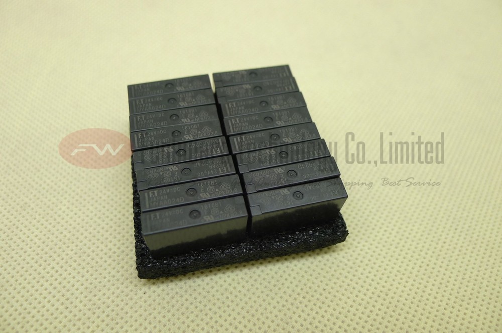 Fujitsu FTR-MYAA024D MYAA024D Electromechanical Relay 24VDC 5.24KOhm 5A x 2PCS