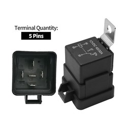 Saihisday 12V 5 Terminal Waterproof Electrical Relay 2 Pack