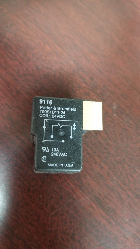 Potter & Brumfield T90S1D11-24 NEW 10A 24VDC RELAY