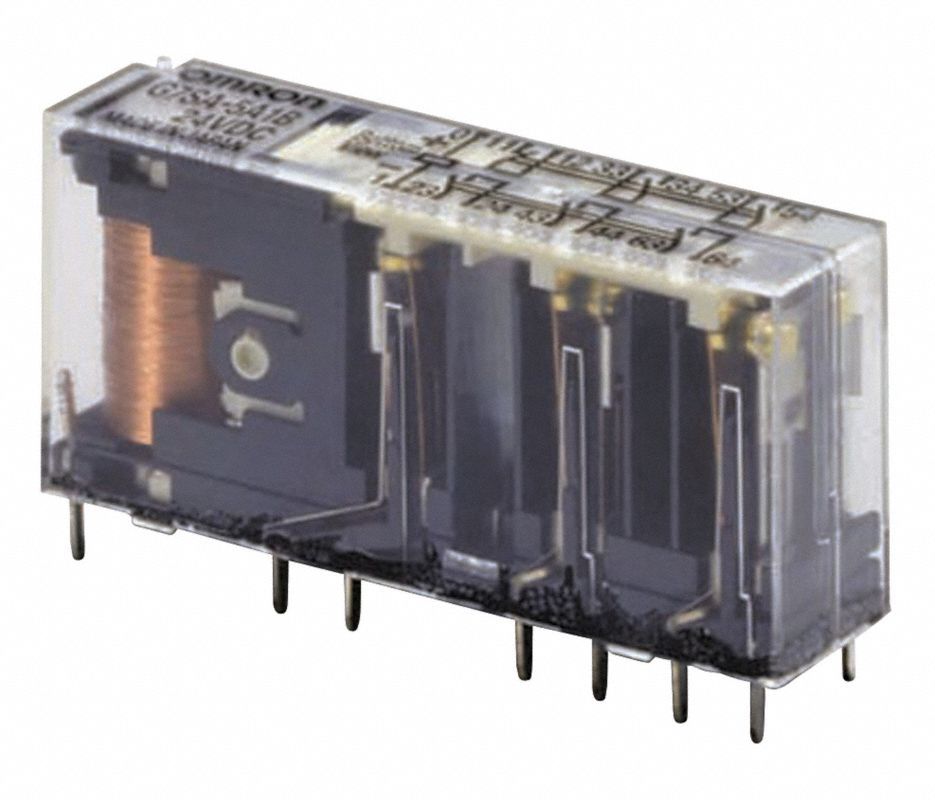 Omron Force Guided Relay 2LCL4 24VDC 14 Pin 6A @ 250V 6A@30V DPST-NC 4PST-NO .5W