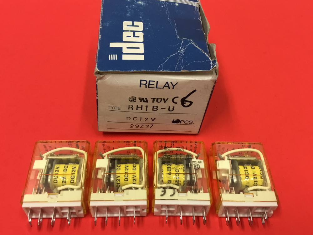 Idec – P/N: RH1B-U Relay – LOT OF (4) – NEW