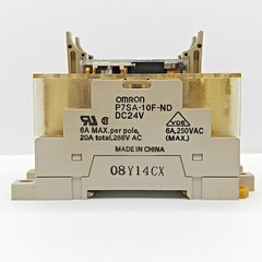 Lot of 2 Omron G7SA-2A2B 24VDC Safety Relays w/ P7SA-10F-ND Bases