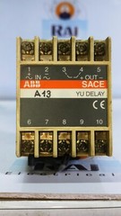 ABB SACE A13 YU DELAY RELAY 702209/80 5 24/30V AC