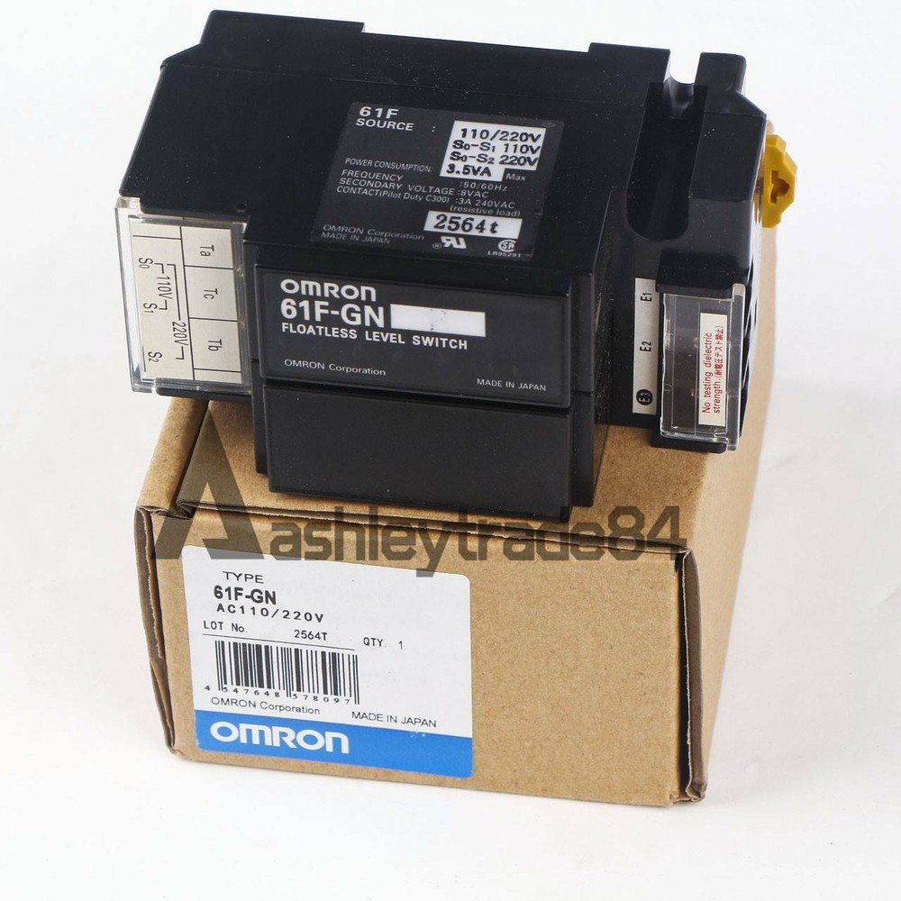 New OMRON 61FGN liquid relays 61F-GN