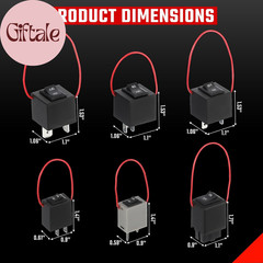 9038A Relay Bypass Switch Kit with Amp Loop, Pack of 6 Relay Tester Diagnostic S