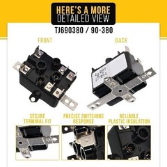 TJ690380 Fan Relay 24VAC Coil White Rodgers AP4485598 620537 92380 Compact